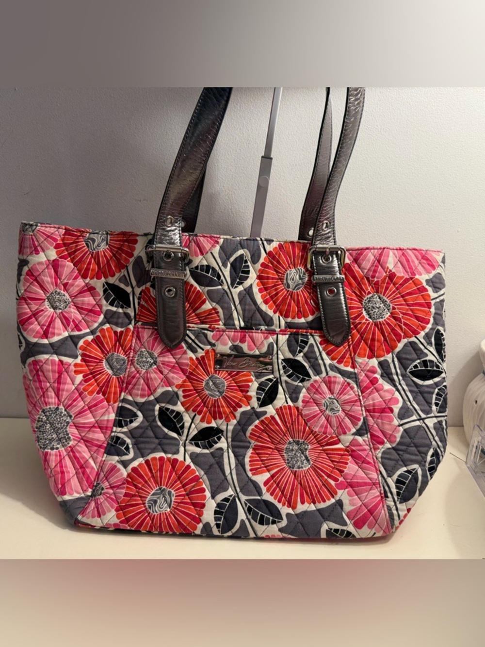 Vera Bradley large tote in the “Cheery Blossoms” pattern